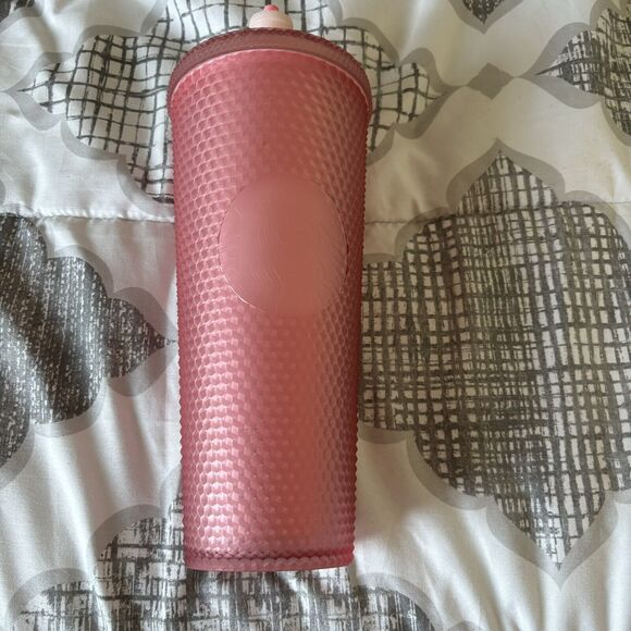 Starbucks Other - Starbucks 2022 Pink Lemonade Soft Touch Studded Cold Cup Tumbler 24oz